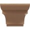Ekena Millwork 10"W x 20"D x 10"H Wide New Brighton Rough Cedar Woodgrain TimberThane Corbel, Primed Tan CORUR10X20X10NEBRCPR - alternate 6